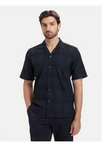 BOSS Koszula Rayer 50559322 Granatowy Regular Fit. Kolor: niebieski. Materiał: bawełna #1