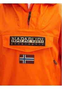 Napapijri Kurtka anorak Rainforest Next Sum NP0A4ILW Pomarańczowy Regular Fit. Kolor: pomarańczowy. Materiał: syntetyk