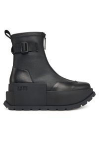 United Nude Botki Roko Bootie II 1077784954 Czarny. Kolor: czarny. Materiał: materiał #1