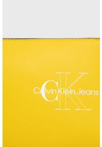 Calvin Klein Jeans torebka K60K609306.PPYY kolor żółty. Kolor: żółty. Rodzaj torebki: na ramię #2