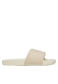 Calvin Klein Jeans Klapki Slide Monogram Wn YW0YW01835 Écru. Materiał: materiał #1