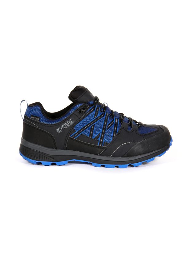 Samaris Low II Regatta męskie trekkingowe buty. Kolor: niebieski. Materiał: poliester, guma. Sport: turystyka piesza
