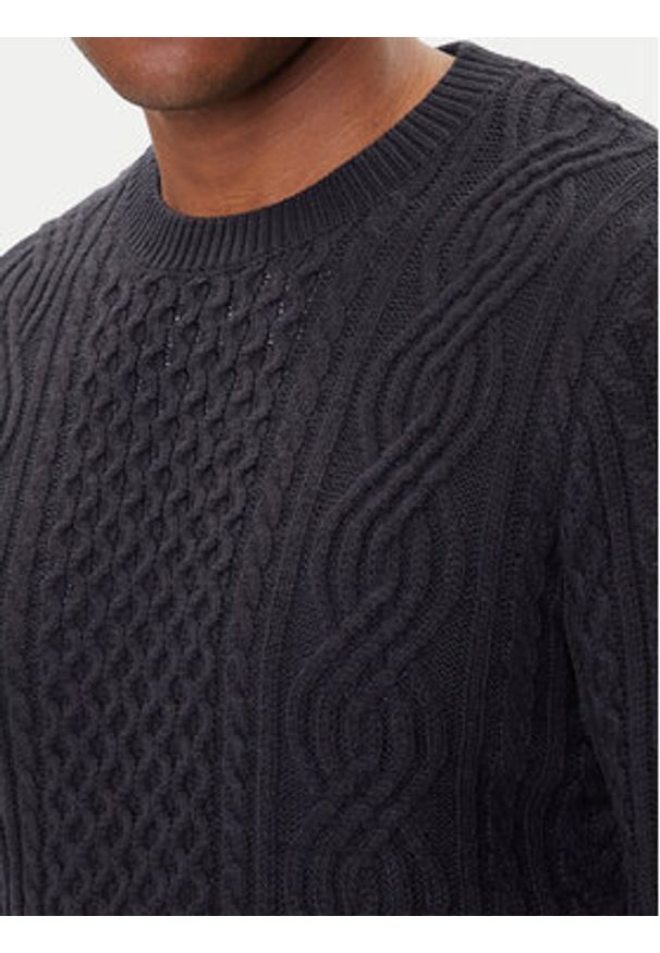 Jack & Jones Sweter Blusean 12283486 Granatowy Regular Fit. Kolor: niebieski. Materiał: syntetyk