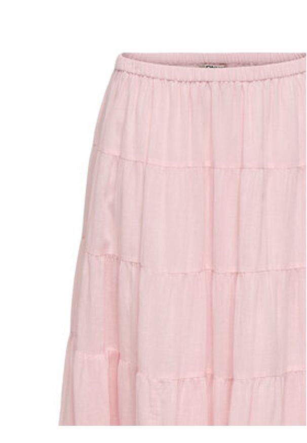 only - ONLY Spódnica maxi Kelly 15374229 Różowy jasny A-Line Fit. Kolor: różowy. Materiał: bawełna