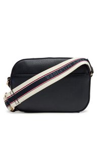 TOMMY HILFIGER - Tommy Hilfiger Torebka AW0AW17450 Granatowy. Kolor: niebieski. Materiał: skórzane #4