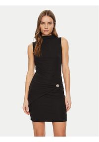 Guess Sukienka koktajlowa W5RK24 KAQL2 Czarny Regular Fit. Kolor: czarny. Materiał: syntetyk. Styl: wizytowy #1