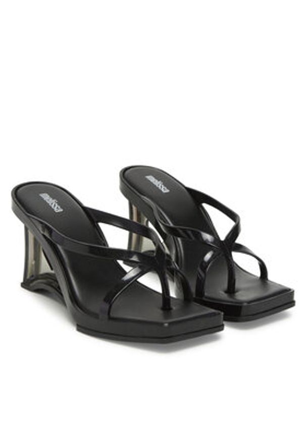 melissa - Melissa Japonki Glass Heel Ad 35801 Czarny. Kolor: czarny