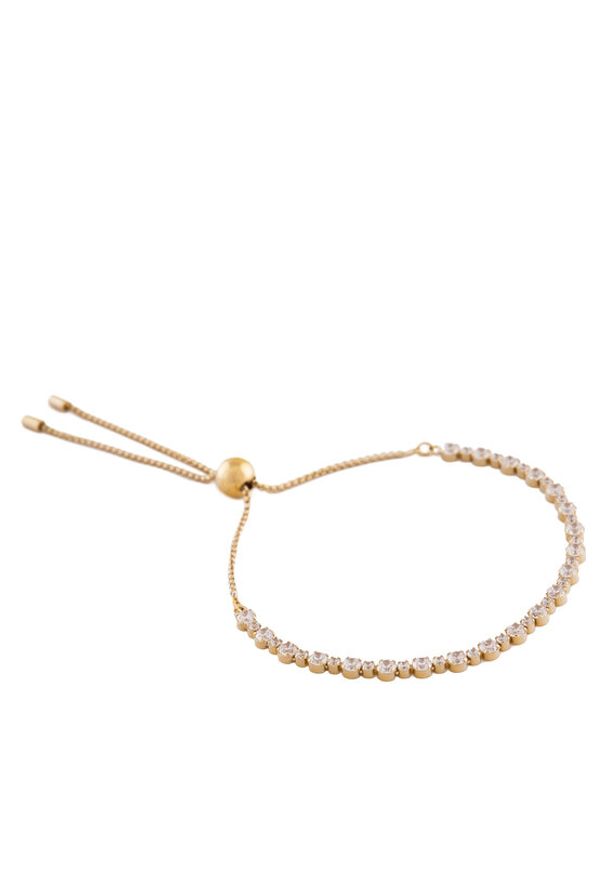 Swarovski Bransoletka Tennis Matrix 5730709 Złoty. Materiał: metalowe. Kolor: złoty