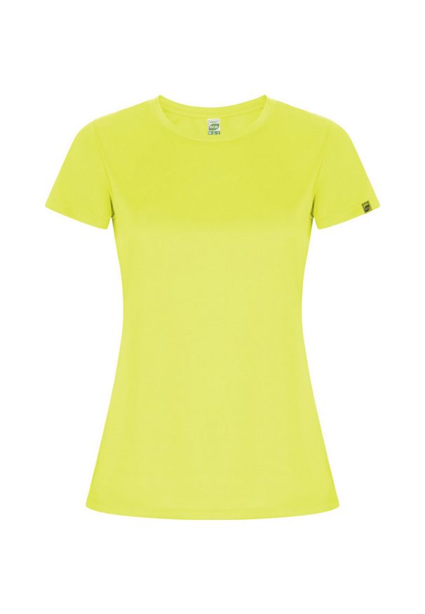 ROLY - Damska Koszulka Sportowa Imola. Kolor: żółty. Sport: turystyka piesza