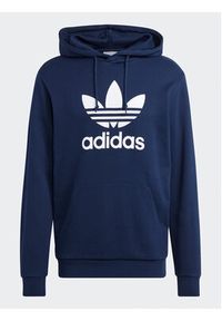 Adidas - adidas Bluza adicolor Classics Trefoil Hoodie IA4886 Granatowy Regular Fit. Kolor: niebieski. Materiał: bawełna #6