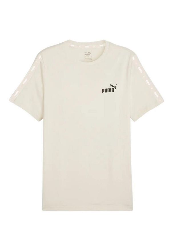 Puma - Męska Koszulka Essential. Kolor: biały, wielokolorowy, beżowy