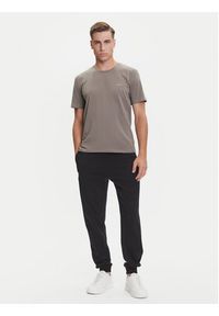 BOSS T-Shirt Mix&Match 50515312 Brązowy Regular Fit. Kolor: brązowy. Materiał: bawełna #4