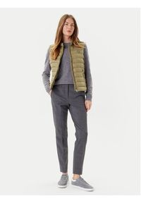 TOMMY HILFIGER - Tommy Hilfiger Bezrękawnik WW0WW45499 Khaki Regular Fit. Kolor: brązowy. Materiał: syntetyk. Długość rękawa: bez rękawów #6