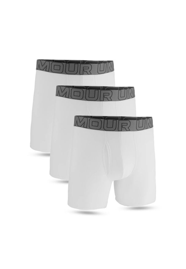 Under Armour - Bokserki sportowe męskie UNDER ARMOUR majtki 3-PAK. Kolor: biały, wielokolorowy