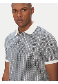 TOMMY HILFIGER - Tommy Hilfiger Polo Interlock MW0MW39234 Granatowy Regular Fit. Typ kołnierza: polo. Kolor: niebieski. Materiał: bawełna #5