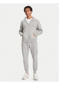 Nike Bluza Club FN3884 Szary Regular Fit. Kolor: szary. Materiał: bawełna #4