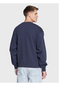 Tommy Jeans Bluza Comfort DM0DM15709 Granatowy Regular Fit. Kolor: niebieski. Materiał: bawełna #3