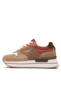 Pepe Jeans Sneakersy PLS31512 Beżowy. Kolor: beżowy