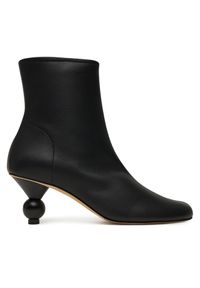 Botki Weekend Max Mara. Kolor: czarny