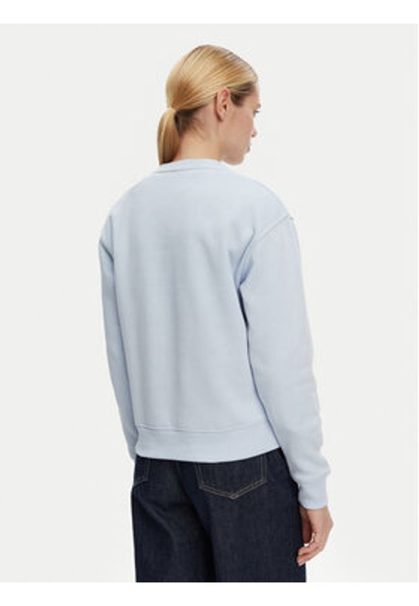 TOMMY HILFIGER - Tommy Hilfiger Bluza WW0WW39791 Błękitny Relaxed Fit. Kolor: niebieski. Materiał: bawełna