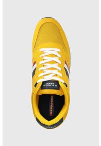U.S. Polo Assn. sneakersy kolor żółty. Nosek buta: okrągły. Zapięcie: sznurówki. Kolor: żółty. Materiał: guma #4