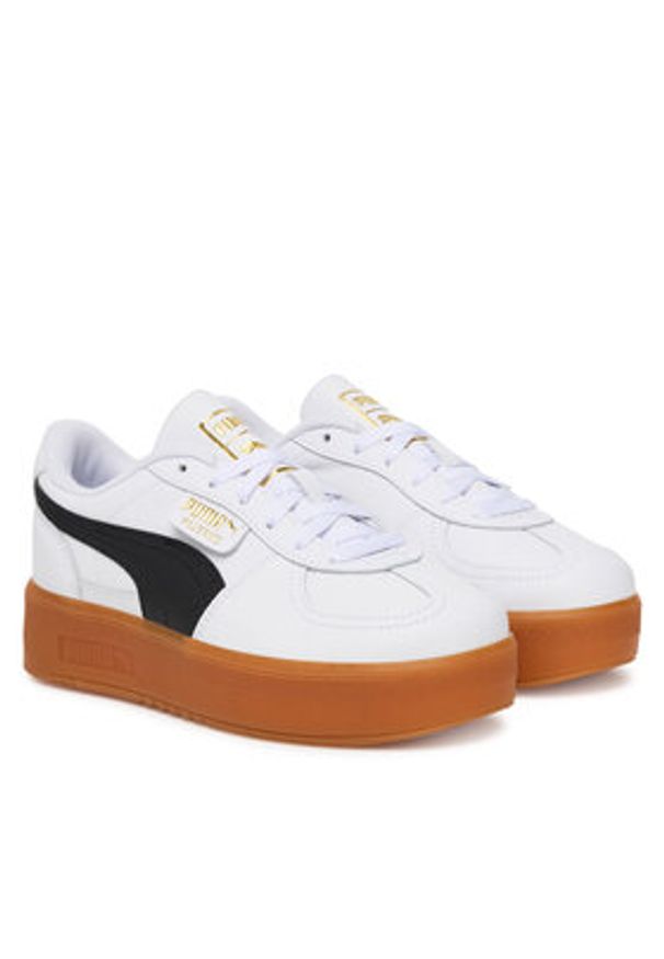 Puma Sneakersy Palermo Elevata Lth Wns 400461 02 Biały. Kolor: biały. Materiał: skóra