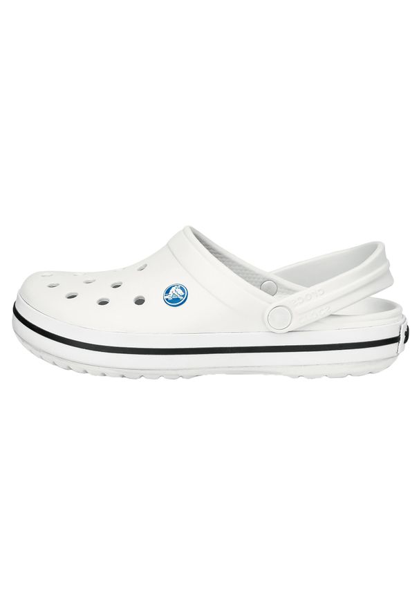 Japonki Crocs Crocband. Kolor: biały. Materiał: materiał, syntetyk