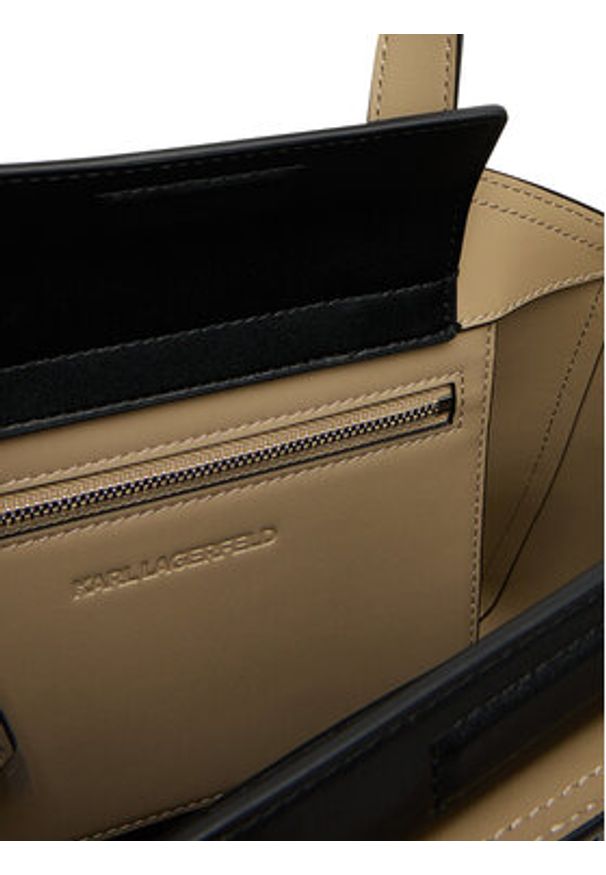 Karl Lagerfeld - KARL LAGERFELD Torebka A3W30062 Czarny. Kolor: czarny. Materiał: skórzane