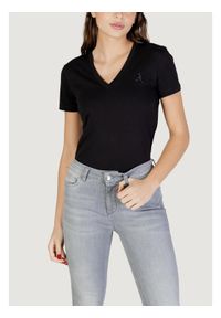 Armani Exchange T-Shirt XW002330 AF10356 UC001 Czarny Regular Fit. Kolor: czarny. Materiał: bawełna #1