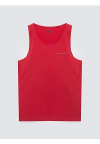 Big-Star - Koszulka męska bez rękawów czerwona Soner 603. Kolor: czerwony. Materiał: dzianina. Długość rękawa: bez rękawów. Wzór: nadruk. Sezon: lato. Styl: klasyczny, sportowy #1