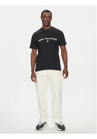 New Balance T-Shirt Reimagined Graphic MT51506 Czarny Relaxed Fit. Kolor: czarny. Materiał: bawełna