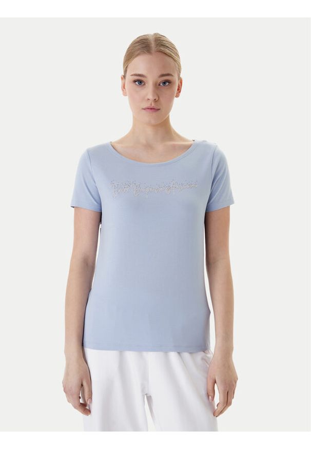 EA7 Emporio Armani T-Shirt 7W000978 AF10373 U9309 Niebieski Regular Fit. Kolor: niebieski. Materiał: bawełna