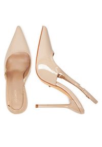 DeeZee Szpilki Q96229-5 Beżowy. Kolor: beżowy. Materiał: syntetyk, materiał. Obcas: na szpilce #6