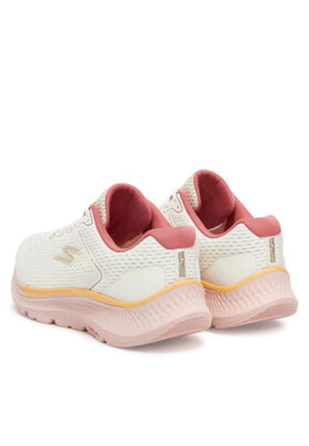 skechers - Skechers Sneakersy Go Run Consistent 2.0-Mile Marker 128607/NTPK Beżowy. Kolor: beżowy. Materiał: materiał. Sport: bieganie