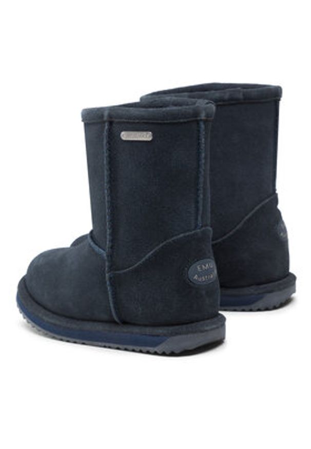 EMU Australia Śniegowce Brumby Lo K10773 Granatowy. Kolor: niebieski. Materiał: zamsz, skóra