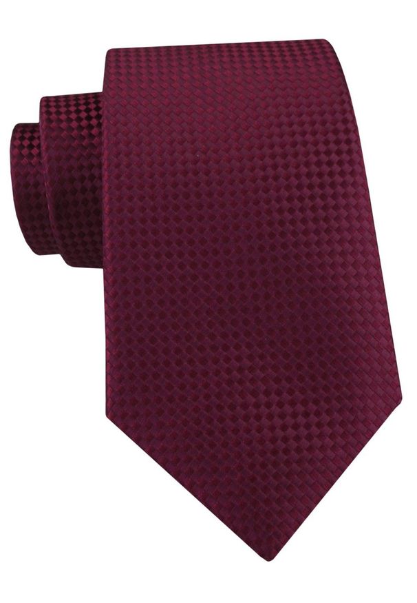 Męski Krawat Alties - Bordo, Delikatna Struktura Tkaniny. Kolor: czerwony. Materiał: tkanina. Styl: wizytowy, elegancki