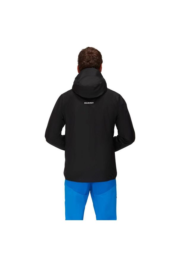Kurtka hardshell męska Mammut Kento Light HS. Kolor: czarny. Materiał: poliester