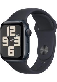 APPLE - Smartwatch Apple Watch SE GPS + Cellular 40mm Midnight Alu Sport S/M Granatowy (MXGC3QN/A). Rodzaj zegarka: smartwatch. Kolor: niebieski. Styl: sportowy