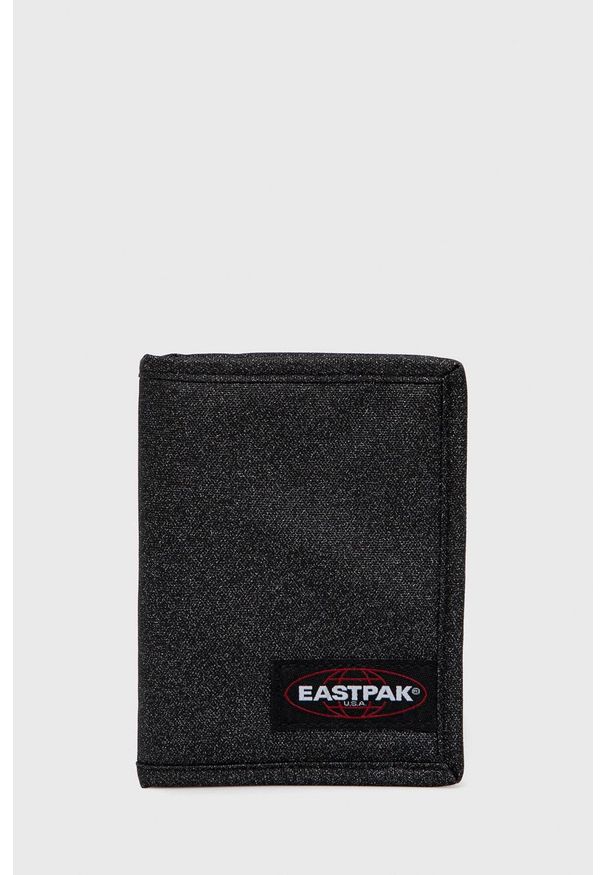 Eastpak portfel damski kolor czarny. Kolor: czarny. Materiał: włókno, materiał