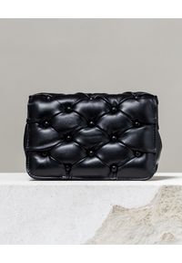 BENEDETTA BRUZZICHES - Czarna torebka Carmen Small. Kolor: czarny. Materiał: pikowane. Rodzaj torebki: na ramię #8