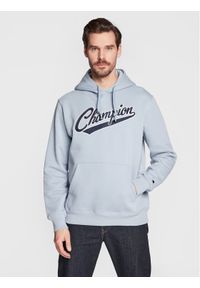 Champion Bluza Heavy Fleece Vintage Logo 217886 Niebieski Relaxed Fit. Kolor: niebieski. Materiał: syntetyk. Styl: vintage #1