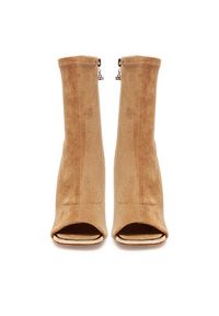 DeeZee Botki LW0606-1 Brązowy. Kolor: brązowy. Materiał: materiał #5