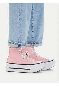 Converse Trampki Chuck Taylor All Star Lift Double Stack A15012C Różowy. Kolor: różowy. Materiał: materiał #4