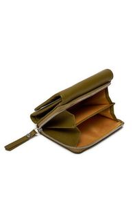 Gianni Chiarini Mały Portfel Damski Wallets Grain PF 5080 GRN Zielony. Kolor: zielony. Materiał: skóra