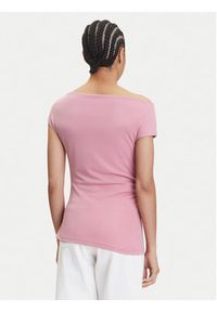 Lauren Ralph Lauren - LAUREN RALPH LAUREN Bluzka 2,00964E+11 Różowy Slim Fit. Kolor: różowy. Materiał: syntetyk #3