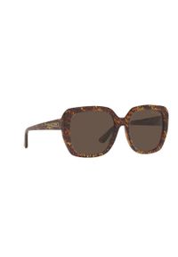 Michael Kors Okulary przeciwsłoneczne 0MK2140 damskie kolor brązowy. Kolor: brązowy #4