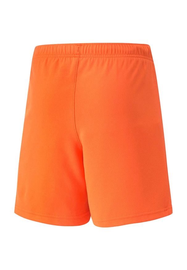Spodenki dla dzieci Puma teamRISE Short Jr. Kolor: czarny, pomarańczowy, wielokolorowy