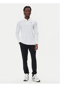 Lacoste Polo DH2615 Biały Regular Fit. Typ kołnierza: polo. Kolor: biały. Materiał: syntetyk