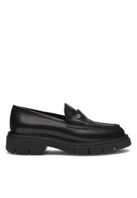 Gino Rossi Loafersy GRACE-I23-26372PE Czarny. Kolor: czarny. Materiał: skóra