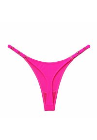 Intica - Stringi z ozdobną gumką na specjalne okazje Delcie. Kolor: różowy. Materiał: materiał, skóra. Długość: długie